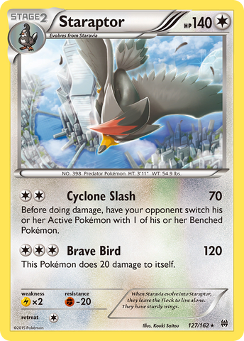 Staraptor (127/162) [XY: BREAKthrough] - The Mythic Store | 24h Order Processing