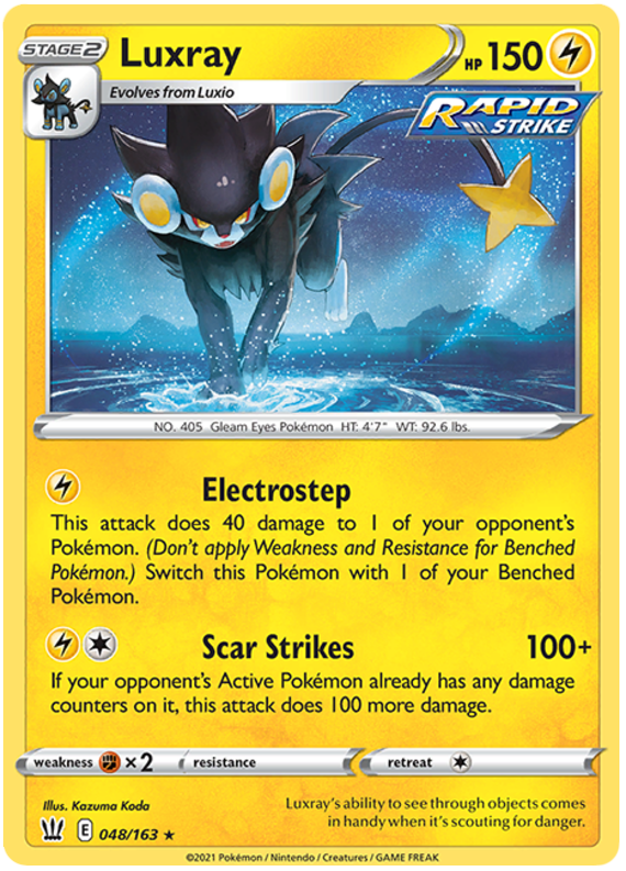 Luxray (048/163) [Sword & Shield: Battle Styles] - The Mythic Store | 24h Order Processing