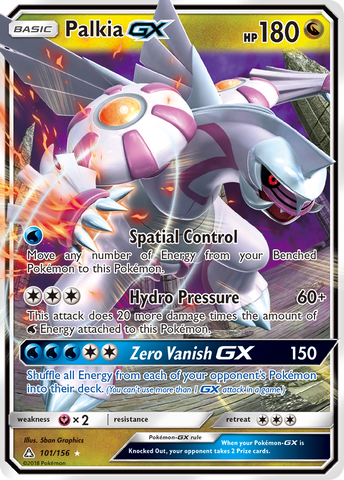 Palkia GX (101/156) [Sun & Moon: Ultra Prism] - The Mythic Store | 24h Order Processing
