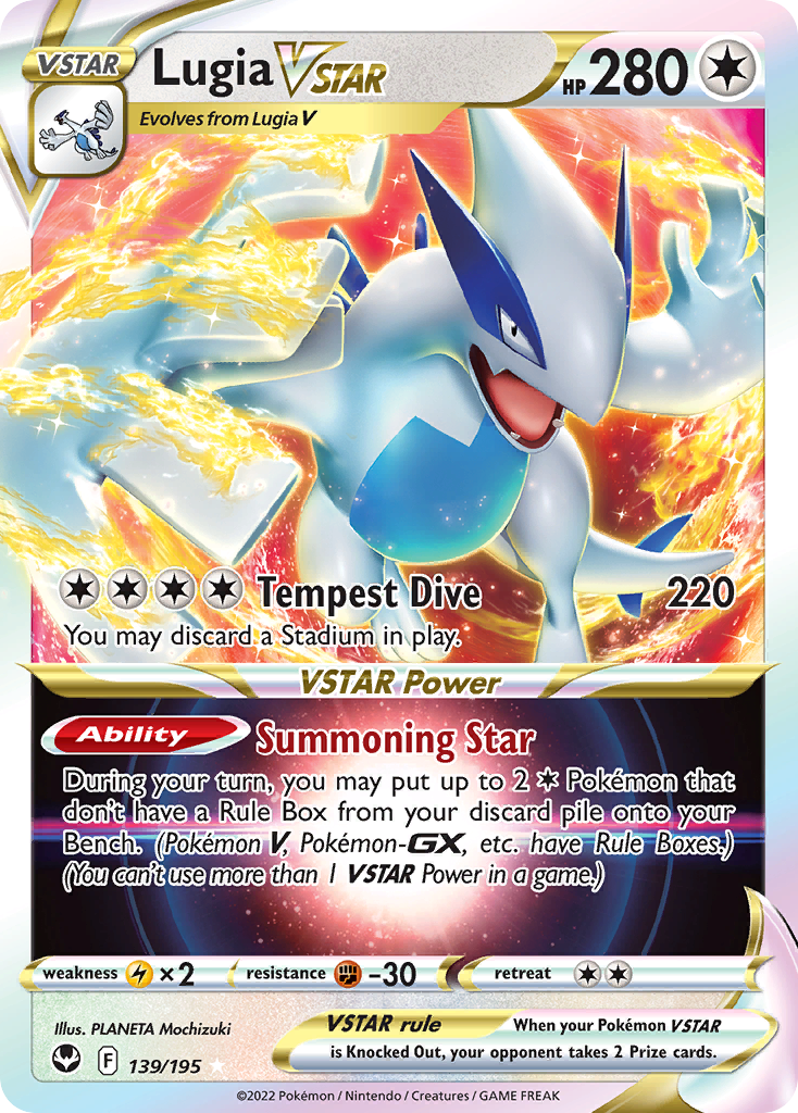 Lugia VSTAR (139/195) (Jumbo Card) [Sword & Shield: Silver Tempest] - The Mythic Store | 24h Order Processing