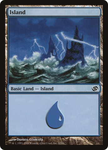 Island (32) [Duel Decks: Jace vs. Chandra] - The Mythic Store | 24h Order Processing