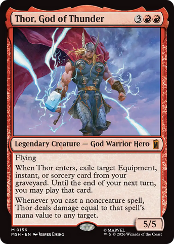 Thor, God of Thunder [Marvel Super Heroes] - The Mythic Store | 24h Order Processing