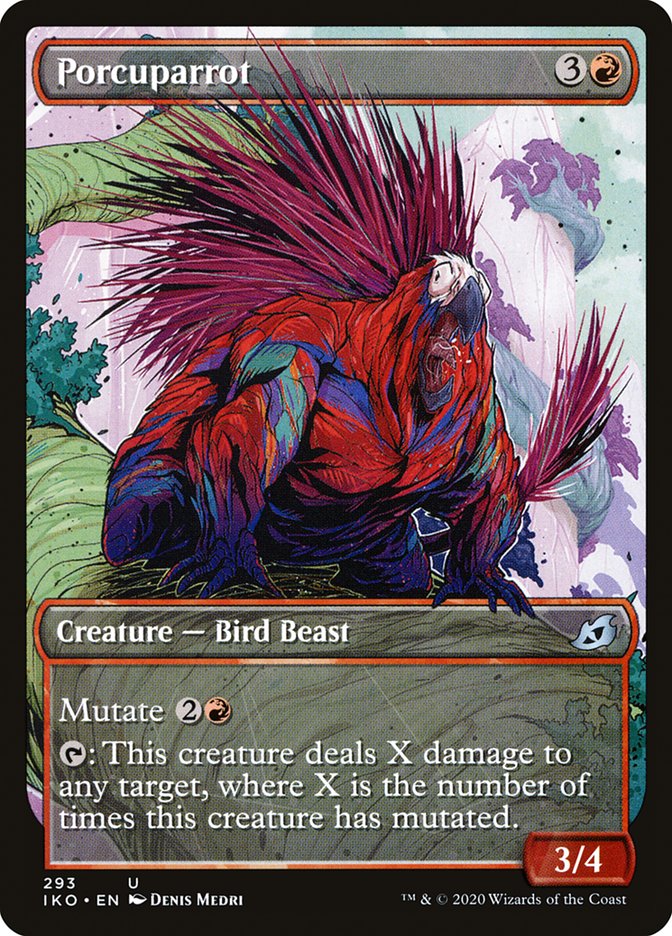 Porcuparrot (Showcase) [Ikoria: Lair of Behemoths] - The Mythic Store | 24h Order Processing