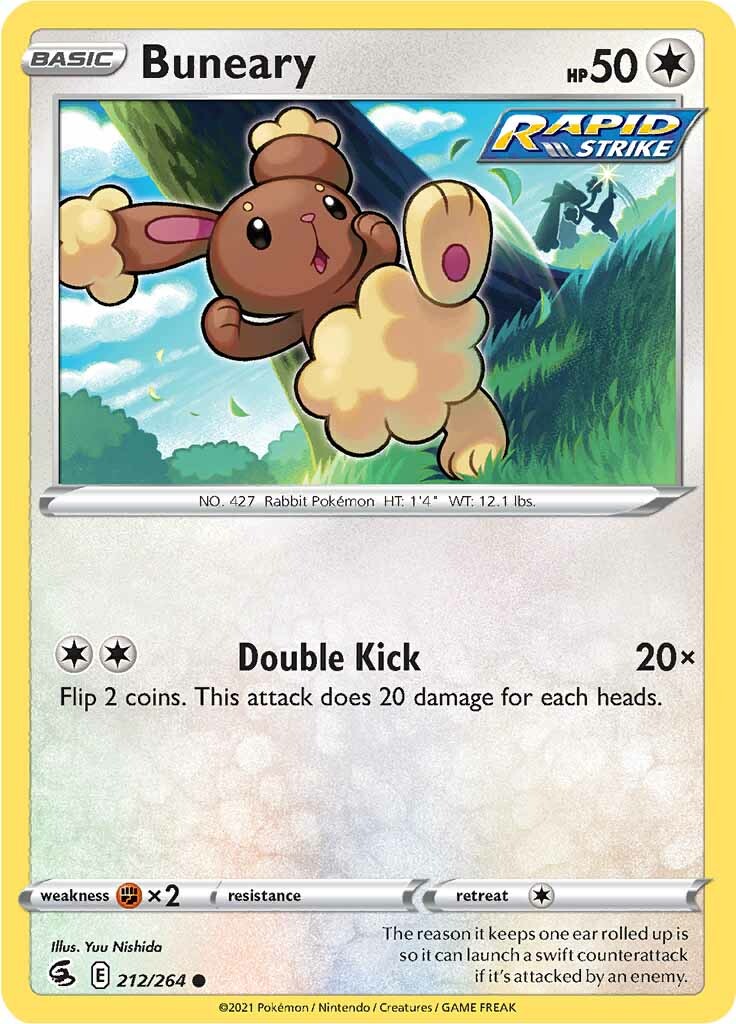 Buneary (212/264) [Sword & Shield: Fusion Strike] - The Mythic Store | 24h Order Processing
