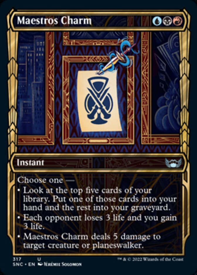 Maestros Charm (Showcase Golden Age) [Streets of New Capenna] - The Mythic Store | 24h Order Processing