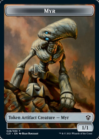 Myr // Treasure Double-Sided Token [Commander 2021 Tokens] - The Mythic Store | 24h Order Processing