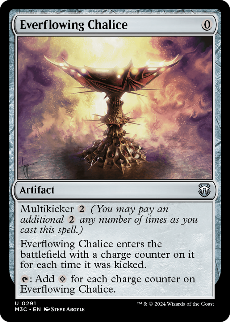 Everflowing Chalice (Ripple Foil) [Modern Horizons 3 Commander] - The Mythic Store | 24h Order Processing