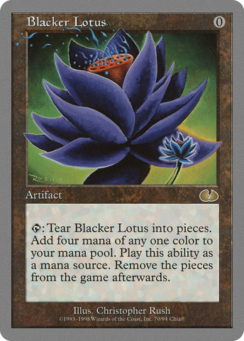 Blacker Lotus [Unglued] - The Mythic Store | 24h Order Processing