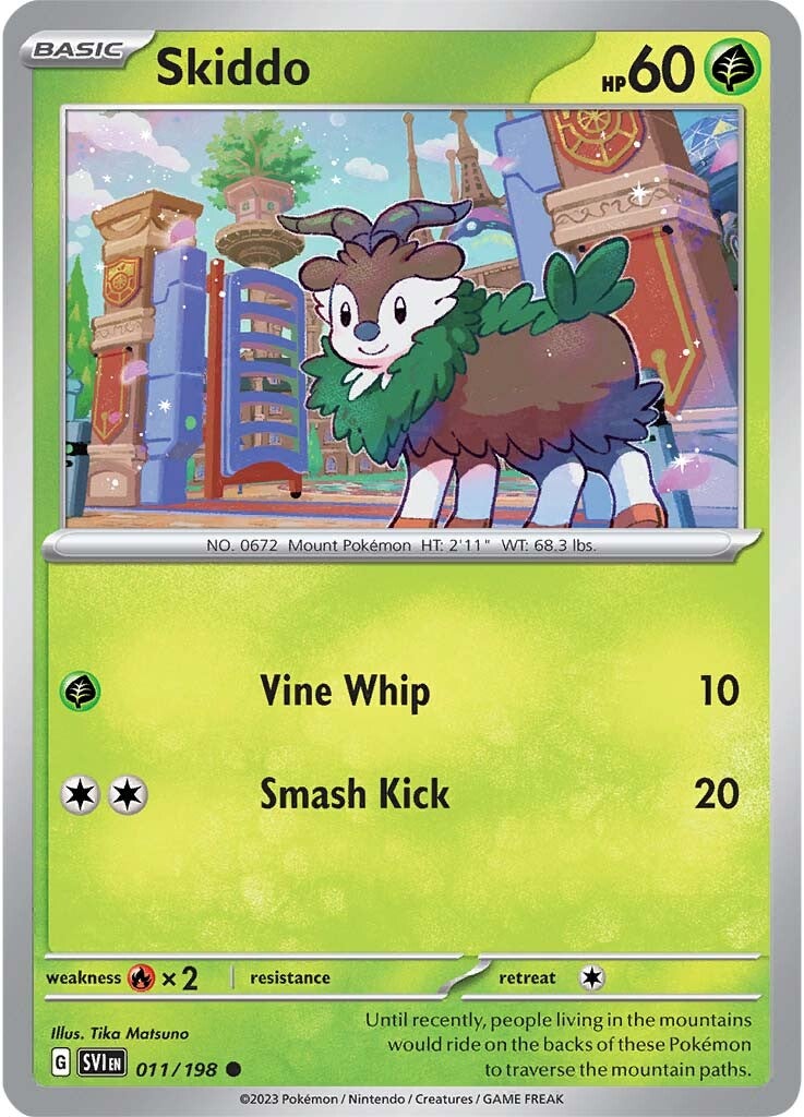 Skiddo (011/198) [Scarlet & Violet: Base Set] - The Mythic Store | 24h Order Processing