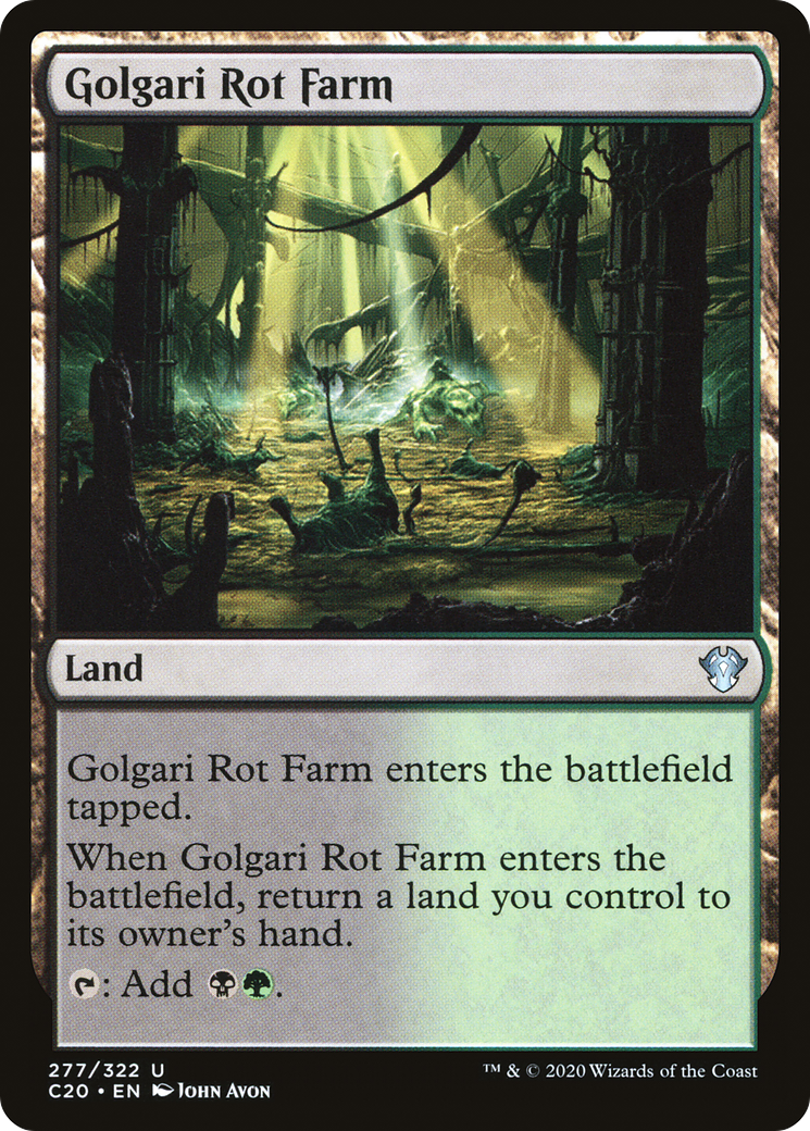 Golgari Rot Farm [Commander 2020] - The Mythic Store | 24h Order Processing