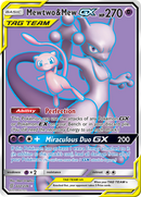 Mewtwo & Mew GX (222/236) [Sun & Moon: Unified Minds] - The Mythic Store | 24h Order Processing