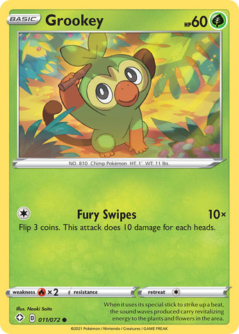 Grookey (011/072) [Sword & Shield: Shining Fates] - The Mythic Store | 24h Order Processing