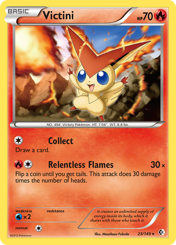 Victini (23/149) [Black & White: Boundaries Crossed] - The Mythic Store | 24h Order Processing