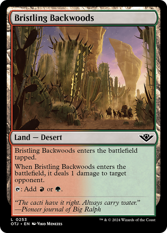 Bristling Backwoods [Outlaws of Thunder Junction] - The Mythic Store | 24h Order Processing