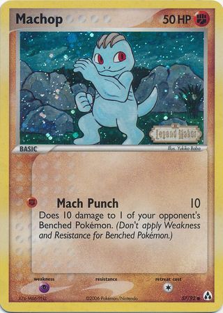 Machop (57/92) (Stamped) [EX: Legend Maker] - The Mythic Store | 24h Order Processing