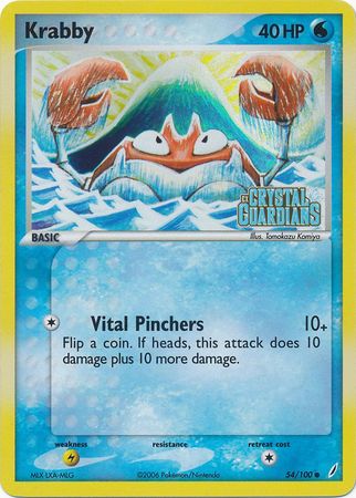 Krabby (54/100) (Stamped) [EX: Crystal Guardians] - The Mythic Store | 24h Order Processing