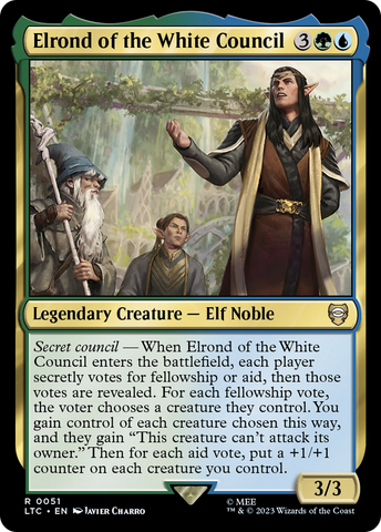 Elrond of the White Council [The Lord of the Rings: Tales of Middle-Earth Commander] - The Mythic Store | 24h Order Processing