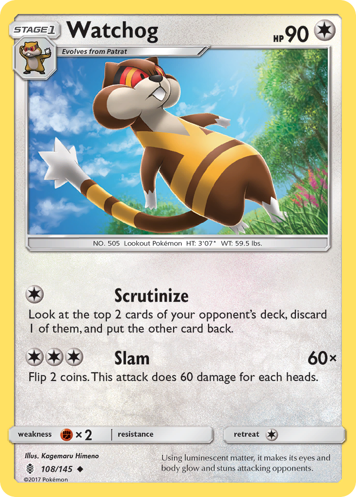 Watchog (108/145) [Sun & Moon: Guardians Rising] - The Mythic Store | 24h Order Processing