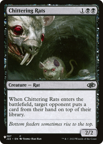 Chittering Rats [The List] - The Mythic Store | 24h Order Processing
