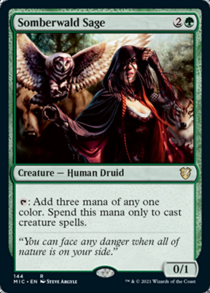 Somberwald Sage [Innistrad: Midnight Hunt Commander] - The Mythic Store | 24h Order Processing