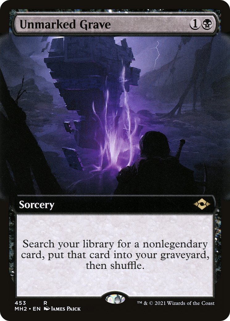 Unmarked Grave (Extended Art) [Modern Horizons 2] - The Mythic Store | 24h Order Processing