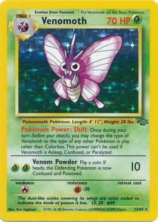 Venomoth (13/64) [Jungle Unlimited] - The Mythic Store | 24h Order Processing