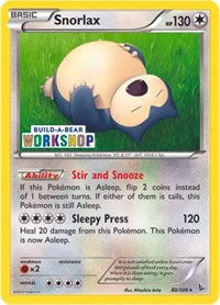 Snorlax (80/106) (Build-a-Bear Workshop Exclusive) [XY: Flashfire] - The Mythic Store | 24h Order Processing