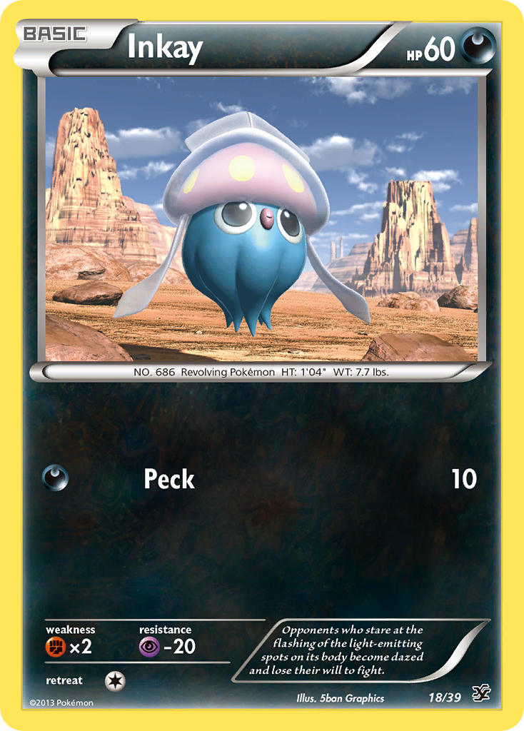 Inkay (18/39) [XY: Kalos Starter Set] - The Mythic Store | 24h Order Processing