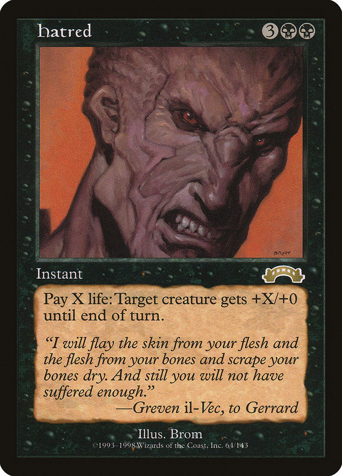 Hatred [Exodus] - The Mythic Store | 24h Order Processing