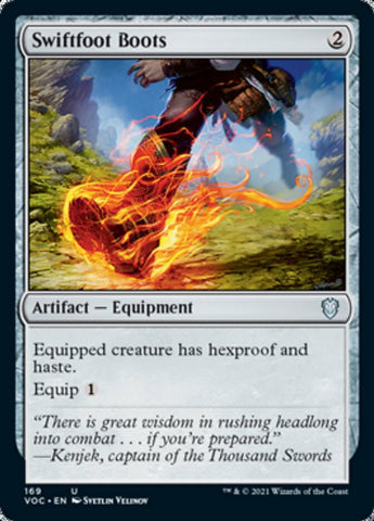 Swiftfoot Boots [Innistrad: Crimson Vow Commander] - The Mythic Store | 24h Order Processing