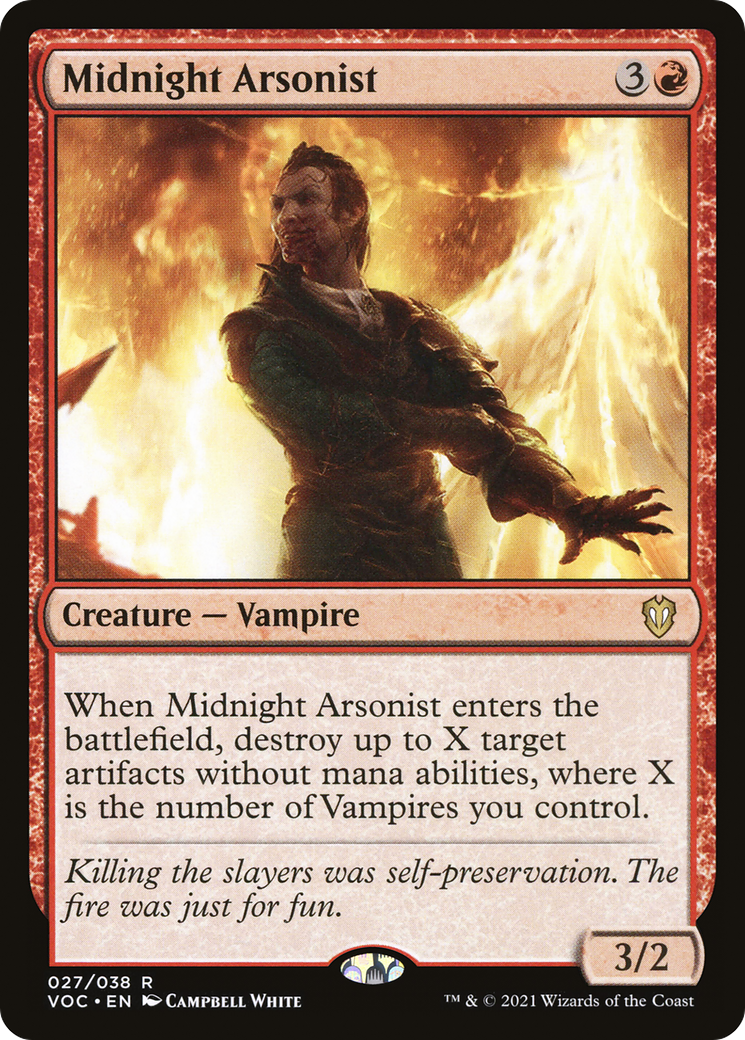 Midnight Arsonist [Innistrad: Crimson Vow Commander] - The Mythic Store | 24h Order Processing