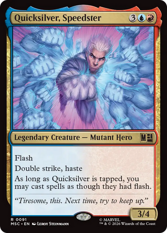 Quicksilver, Speedster (Surge Foil) [Marvel Super Heroes Commander] - The Mythic Store | 24h Order Processing