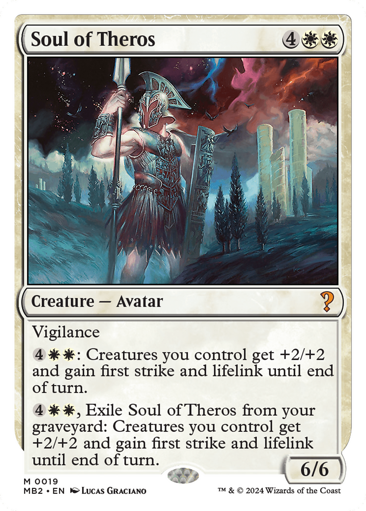 Soul of Theros (White Border) [Mystery Booster 2] - The Mythic Store | 24h Order Processing