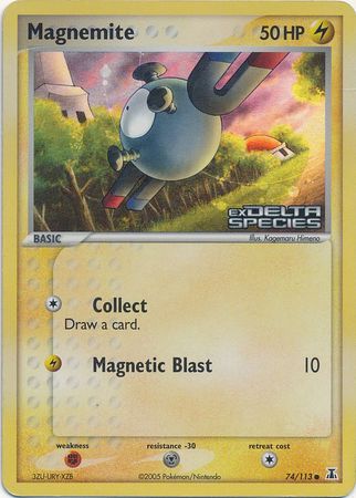 Magnemite (74/113) (Stamped) [EX: Delta Species] - The Mythic Store | 24h Order Processing