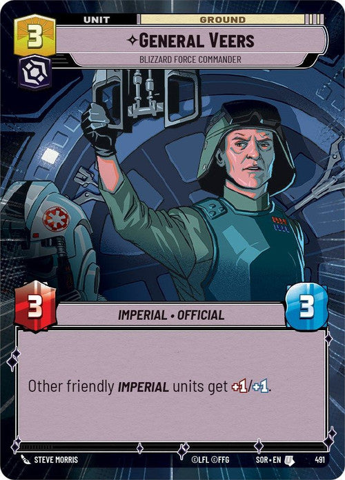 General Veers - Blizzard Force Commander (Hyperspace) (491) [Spark of Rebellion] - The Mythic Store | 24h Order Processing