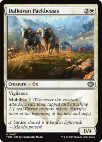 Dalkovan Packbeasts [Tarkir: Dragonstorm] - The Mythic Store | 24h Order Processing