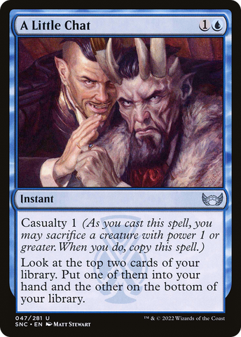 A Little Chat [Streets of New Capenna] - The Mythic Store | 24h Order Processing