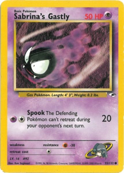 Sabrina's Gastly (93/132) [Gym Heroes Unlimited] - The Mythic Store | 24h Order Processing