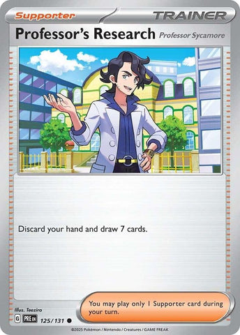 Professor's Research (125/131) [Professor Sycamore] [Scarlet & Violet: Prismatic Evolutions] - The Mythic Store | 24h Order Processing