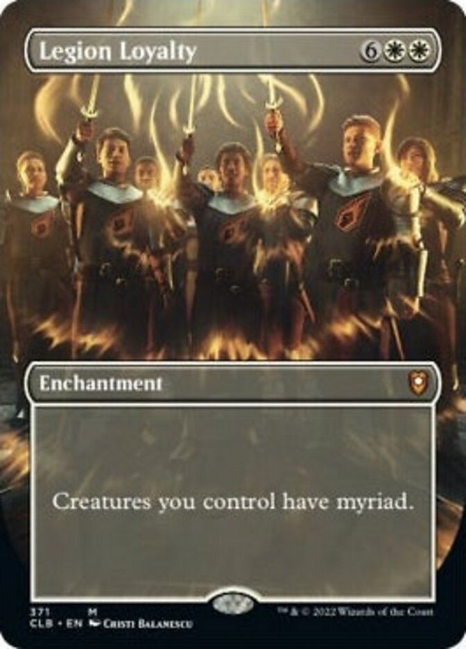 Legion Loyalty (Borderless Alternate Art) [Commander Legends: Battle for Baldur's Gate] - The Mythic Store | 24h Order Processing