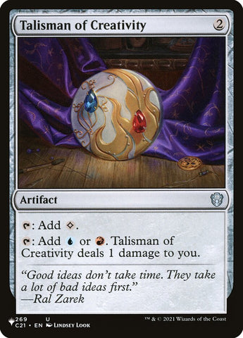 Talisman of Creativity [Secret Lair: Heads I Win, Tails You Lose] - The Mythic Store | 24h Order Processing