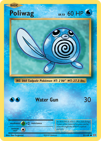 Poliwag (23/108) [XY: Evolutions] - The Mythic Store | 24h Order Processing