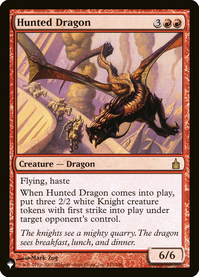 Hunted Dragon [The List]