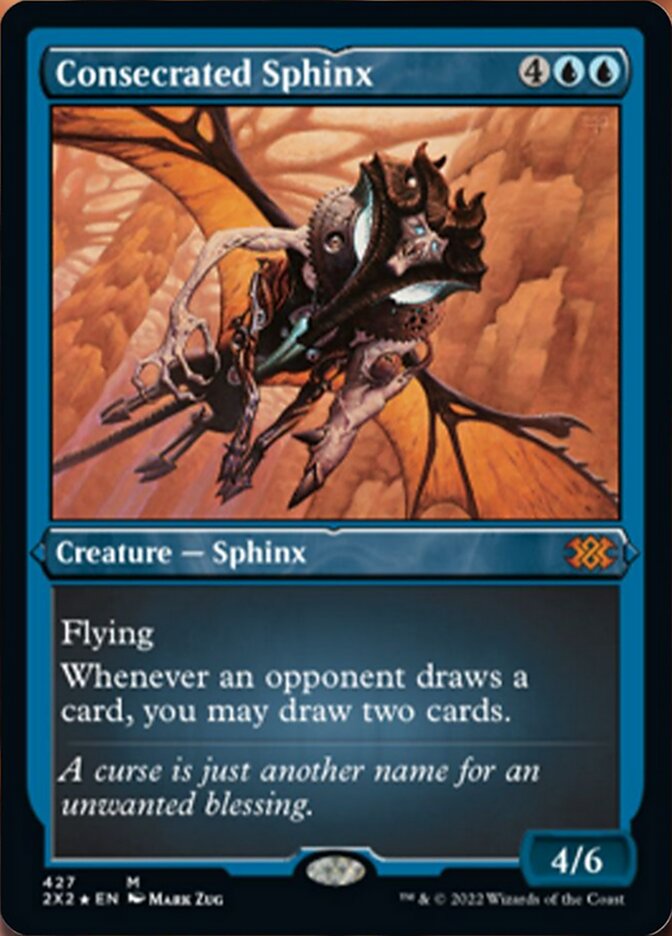 Consecrated Sphinx (Foil Etched) [Double Masters 2022] - The Mythic Store | 24h Order Processing