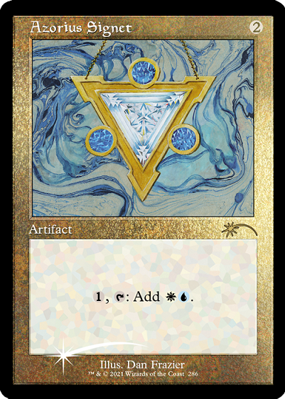 Azorius Signet (Retro) (Foil Etched) [Secret Lair Drop Series] - The Mythic Store | 24h Order Processing