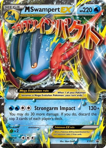 M Swampert EX (XY87) [XY: Black Star Promos] - The Mythic Store | 24h Order Processing