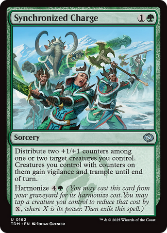 Synchronized Charge [Tarkir: Dragonstorm] - The Mythic Store | 24h Order Processing