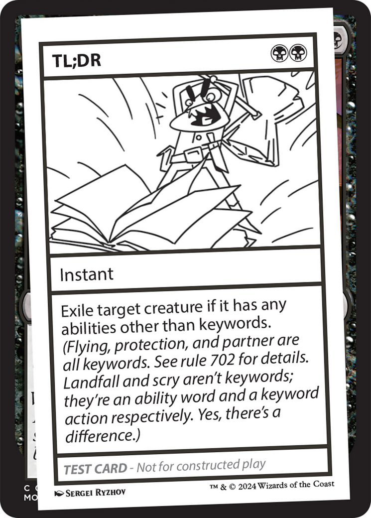 TL;DR [Mystery Booster 2 Playtest Cards] - The Mythic Store | 24h Order Processing