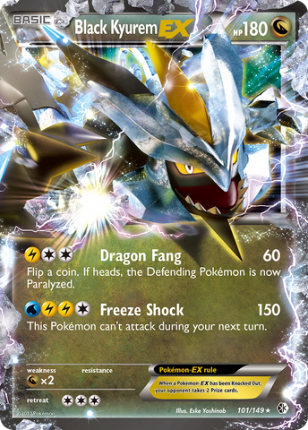 Black Kyurem EX (101/149) [Black & White: Boundaries Crossed] - The Mythic Store | 24h Order Processing
