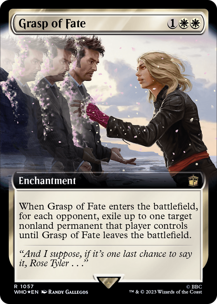 Grasp of Fate (Extended Art) (Surge Foil) [Doctor Who] - The Mythic Store | 24h Order Processing